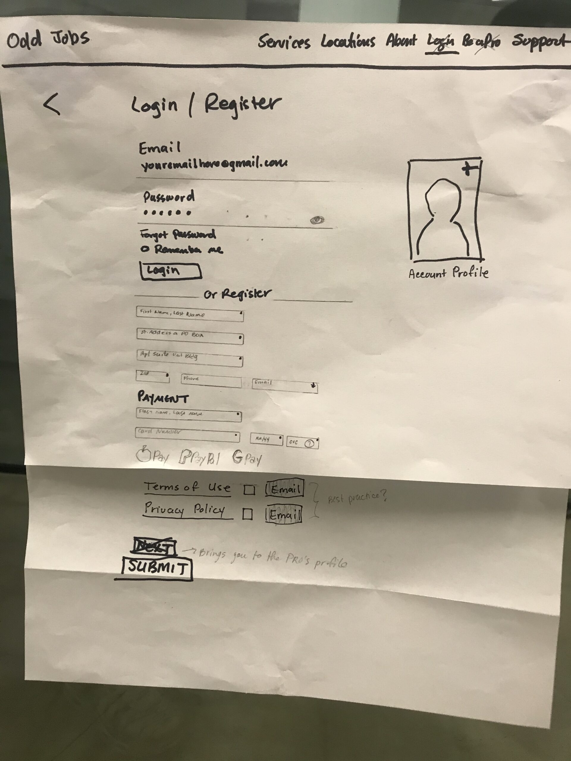 Paper Sketches - Odd Jobs